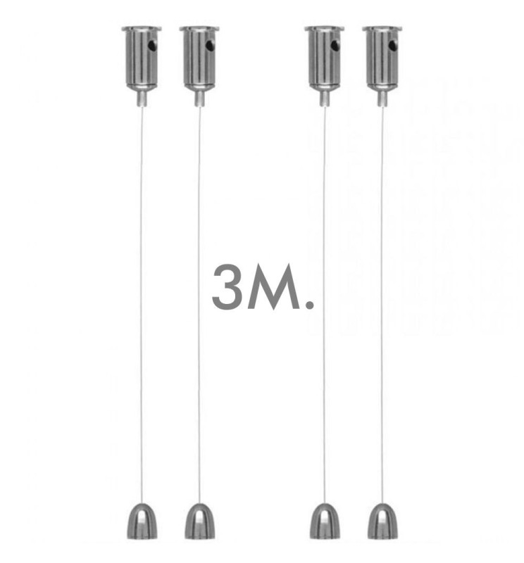 Kit De Suspensin Luminaria LED - 3 Metros