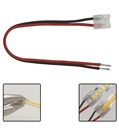 Conector para tiras LED COB + SMD - 8mm - IP20