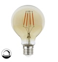 Bombilla LED Filamento Vintage 6W E27 G80 Gold 3k