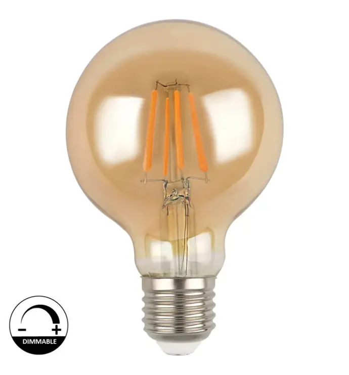 Bombilla LED Filamento Vintage 8W E27 G125 - Dimma