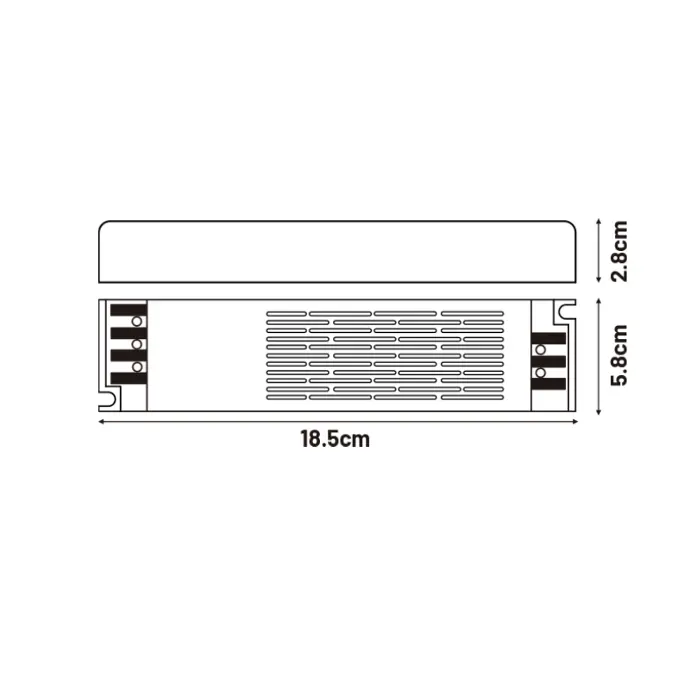 FUENTES DE ALIMENTACION 12VDC 200W PARA TIRA LED