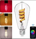 Bombilla LED E27 Bombilla RGB inteligente