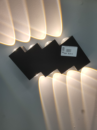 [915666] PS1566-8W-3000K-IP65-APLIQUE NEGRO
