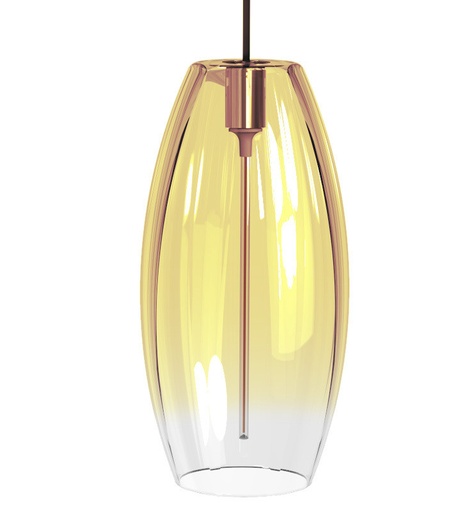 [DL4WSM-GW-91191] Lámpara LED Filamento Colgante - Golden Glass - 4W - Ambar