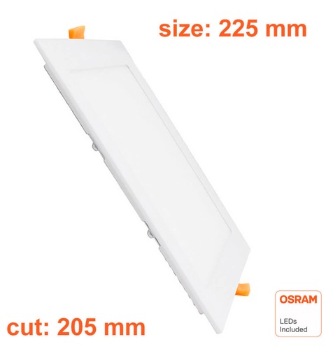 [91873] Placa Slim LED Cuadrada 24W - CCT - OSRAM CHIP DURIS E 2835