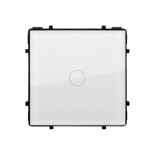 Regleta alemana de 5 vías sin cable y sin interruptor, blanca