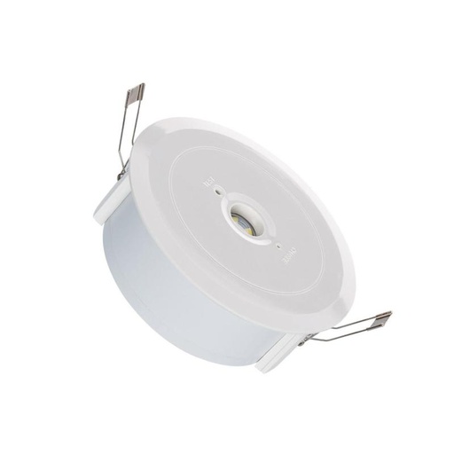 [EM120] Luz Emergencia LED 120lm Permanente/No Permanente Circular Corte Ø136 mm