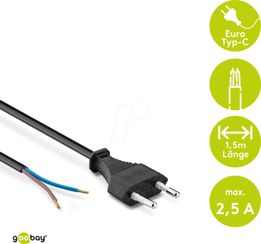[cable1.8] Cable con enchufe 1.8m