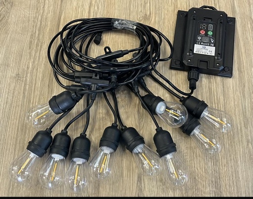 [bb5] led solar 5m 10 bombilla