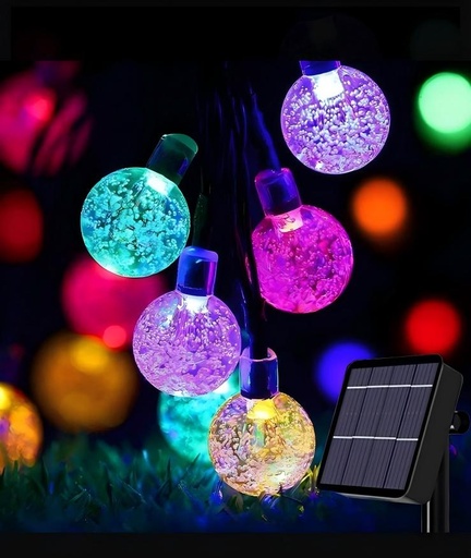 [BOLA135] Luz led solar Mutilcolor