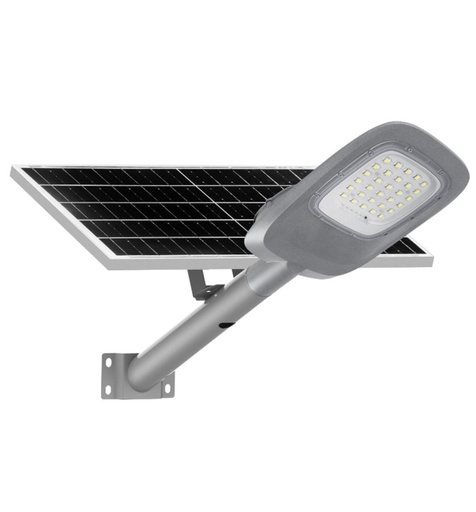 [91440] Farola LED Solar PRO |SMD5050 160Lm/W |Control Remoto | 70ºx140º |IP65