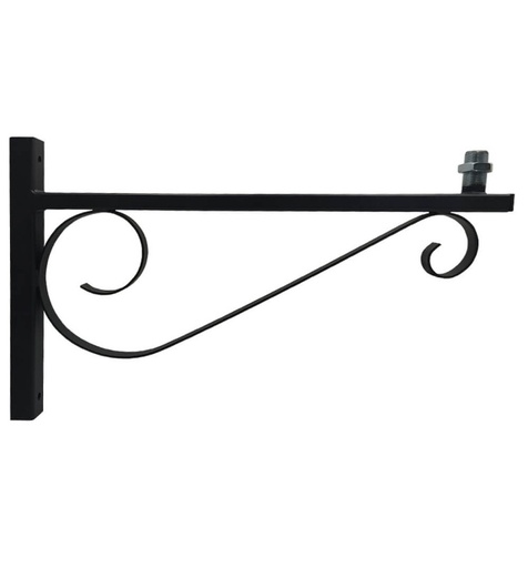 [2027] Soporte Pared y Columna modelo Forja 60cm Negro Mate