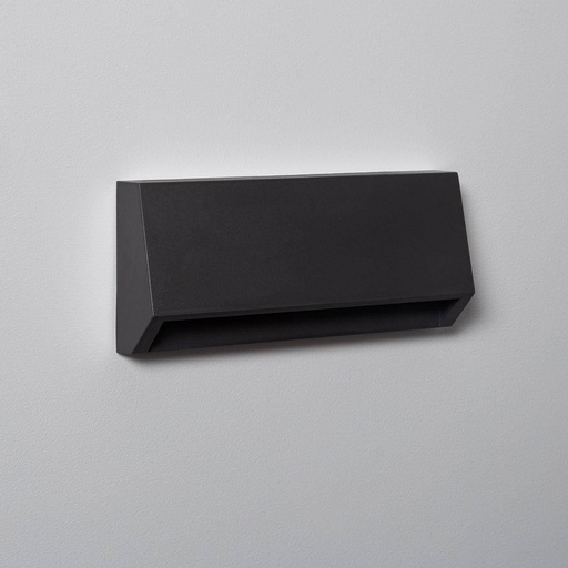 [Valeta] Baliza Exterior LED 3W Superficie Pared Rectangular Antracita Valeta