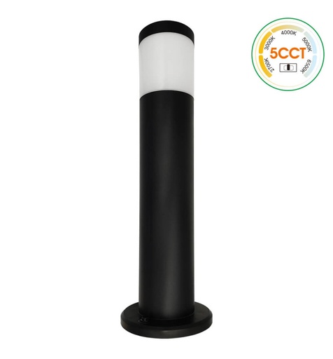 [GL9W-CCT-91296] Baliza LED Circular 9W - GARDEN - 5CCT - Exterior 57cm