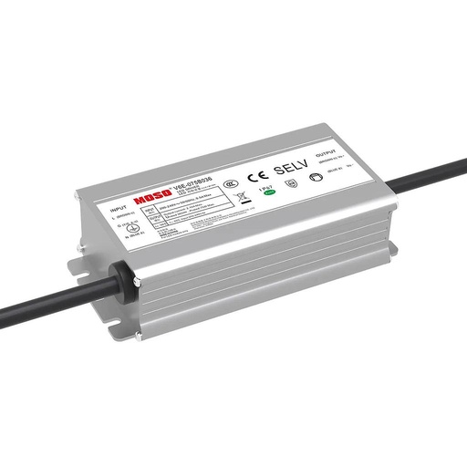 [V6E400] 
MOSO® Fuente de Alimentación LED 176-264V, IP67, Salida CV 24V 400W 