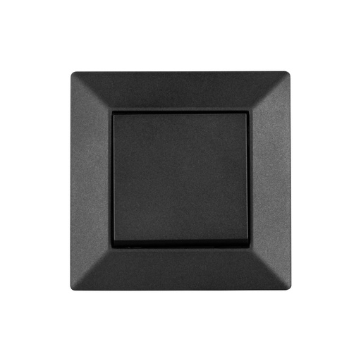 [ENK-0101-N] Enkel Interruptor Simple on/off 10A 250V Negro
