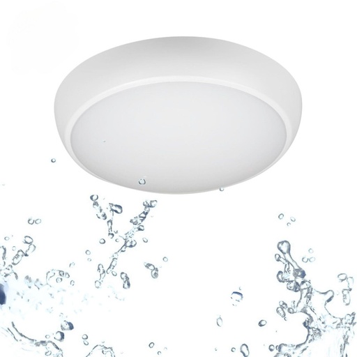[71726] Plafón LED / Luz de emergencia - CCT - Potencia ajustable 12W-16W - IP65