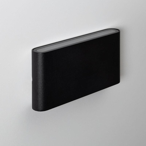 [98174] Aplique de Pared Exterior LED 12W Iluminación Doble Cara Rectangular Negro