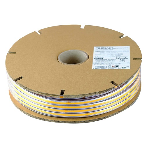 [COB2203] Tira LED COB 220V, 240 LEDs/m, 10 W/m, 620-900 lm/m, ancho 11 mm, corte 10 cm