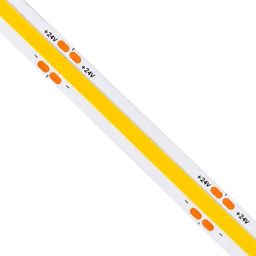 [90708] Tira LED COB 24V | 320 LED/m | 10m | FLIP CHIP | 1200Lm |12W/M | CRI90 | IP20
