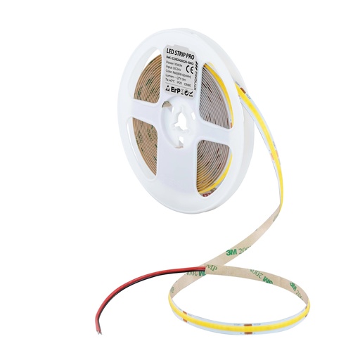 [COB2420320-10RD] Tira LED COB 10W/m 24V ROJO IP20 320Leds/m 5metros