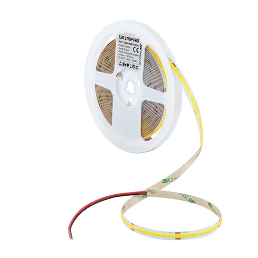 [COB2420320-10GN] Tira LED COB 10W/m 24V VERDE IP20 320Leds/m 5metros