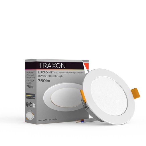 [17355] Downlight LED empotrable - Filbert 6W 3000K corte75mm