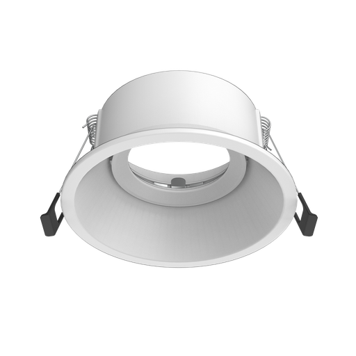 [80855] Aro circular profundo orientable DT010 para bombilla LED GU10 aluminio corte 85 Blanco