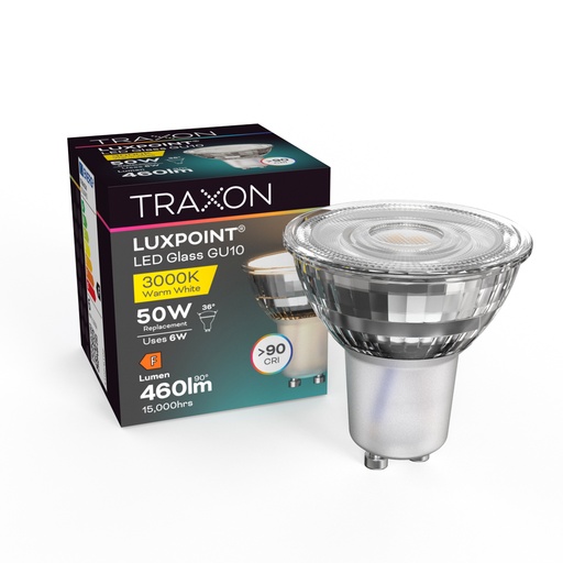 [44655] LED Bombilla GU10 Cristal 6W 36 4000K