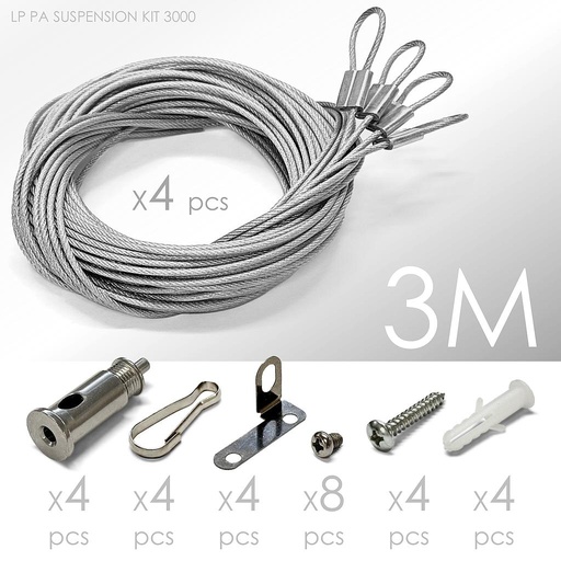 [79055] Kit de Suspensin 3m para panel LED