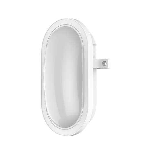 [63455] Aplique exterior bulkhead - Lambert Ovalado CON SENSOR 12W Blanco