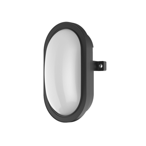 [63755] Aplique exterior bulkhead - Lambert Ovalado 6W Negro