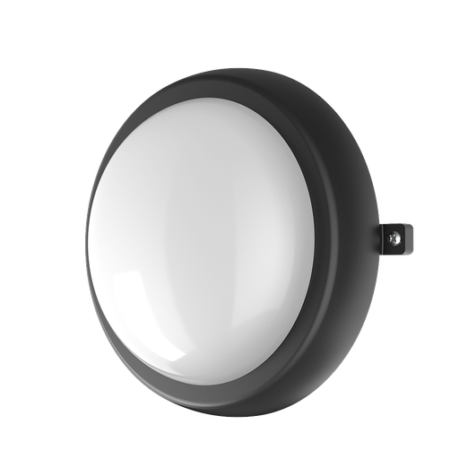 [64555] Aplique LED Aplique exterior bulkhead Lambert Redondo 12W Negro
