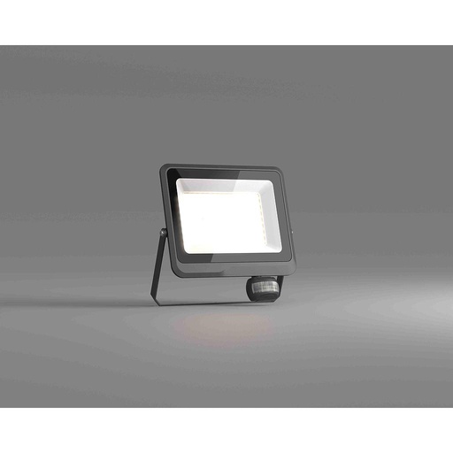 [30355] LED Floodlight 100W 3000K Negro - Kmpig Sensor
