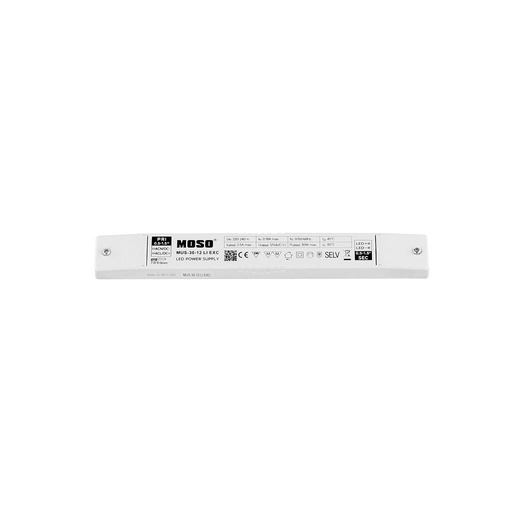 [MUS-30-12 LI EXC] Fuente de Alimentación LED MOSO® Slim 220-240V, IP20, 12V 30W