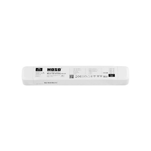 [MLS-150-24 DALI-2 LI] Fuente de Alimentación LED MOSO® Serie MLS DALI-2 220-240V, IP20, 12V 150W