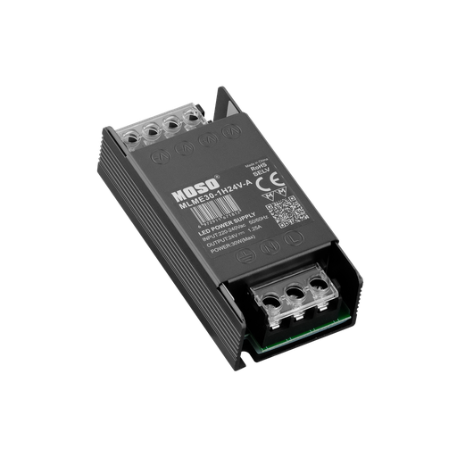[MLME30-1H24V-A] MOSO® Fuente de Alimentación LED Serie MLME 198-264V IP20, CV 24V 30W