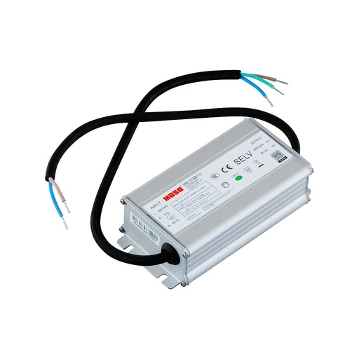 [V6E-075B012] MOSO Driver LED 176-264V, IP67, Salida CV 12V 75W,