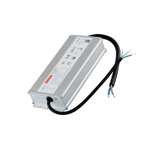 [V6E-320B024] MOSO Driver LED 176-264V, IP67, Salida CV 24V 320W,