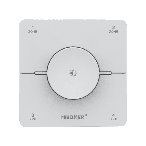 [20218] Panel LED Control Remoto Panel Giratorio 4 Zonas CCT Blanco (MiBoxer K0S)