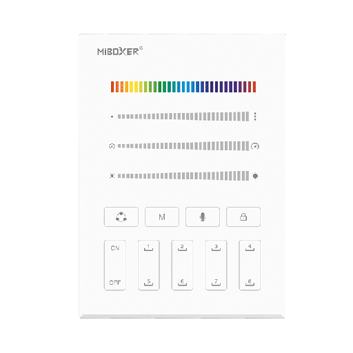 [20070] Panel LED Panel Remoto Táctil SPI 2.4GHz (MiBoxer B9)