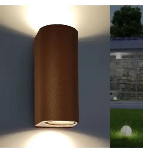 [90575] Aplique LED Interior Exterior IP54 - GU10 x2