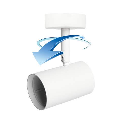 [8130] Aplique de Techo Blanco para 1x GU10