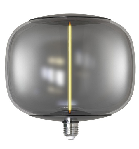 [dl4wsm-gw-91189] Bombilla LED Filamento Cristal Ahumado - 4W E27 - T220 - Ambar 91189