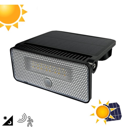 [swlw-nw-91219] Aplique Solar LED - 1000Lm - Sensor De Presencia P