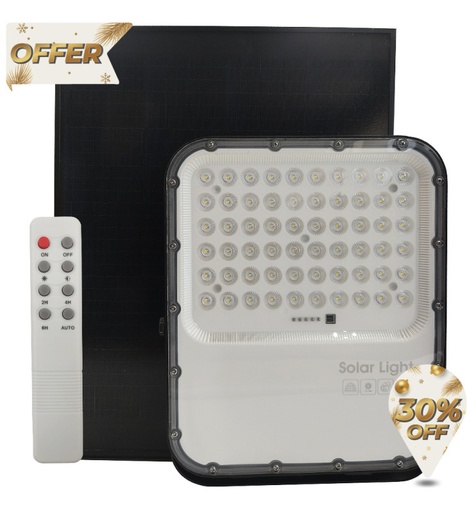 [sfl200w] Foco Proyector Exterior SOLAR LED 200W ORION