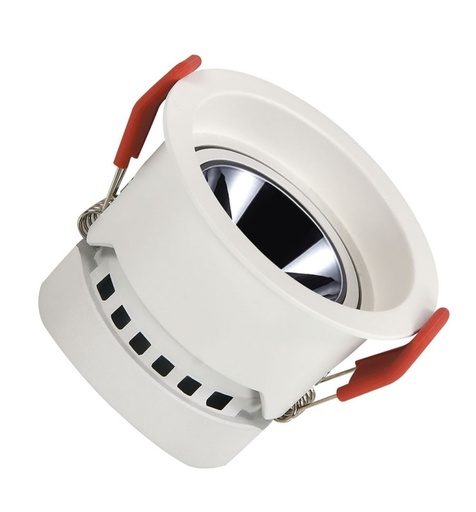 [90608] Empotrable LED 5W 8W -12W Blanco Bridgelux Chip