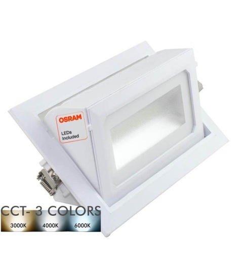 [4412-cct] Foco Proyector LED 40W orientable rec CCT