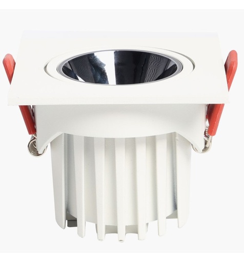 [90606-cct] Empotrable LED 5W - 8W -12W Cuadrado Blanco cct