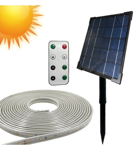 [ssp-ww-91800] Kit Tira LED Solar - Para Exterior - 10 Metros -2700K - IP65